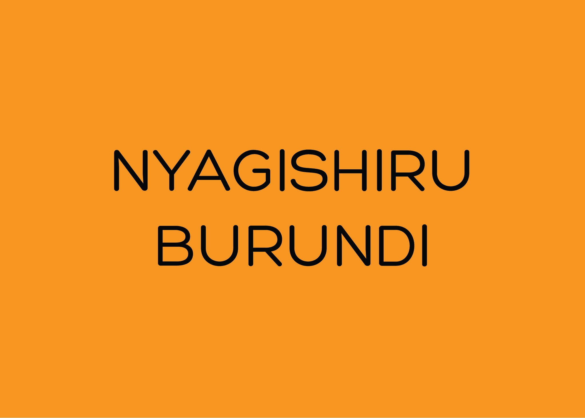 NYAGISHIRU - BURUNDI
