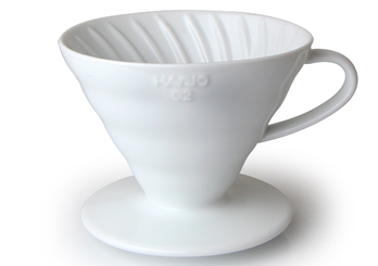V60 Coffee Dripper 02 / Ceramic / White